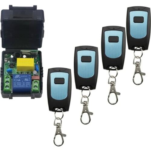 New products 220 v 1 ch wireless remote control switch receiver + transmitter relay remote controller