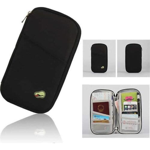 Travel Accessories Function Passport Cover Wallets Bag Polyester ID Addres Holder Women Men Portable Baggage Boarding Card Case