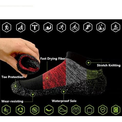 Outdoor Unisex Beach Surfing Water Sports Shoes Couple Quick-Drying Breathable Wading Mens Women Swimming Aqua Shoes Size 35-46