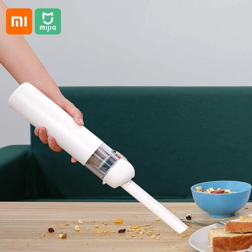 Xiaomi Mijia Portable Car Hand Helded Vaccum Cleaner for home Wireless Mini Dust Catcher Collector 13000Pa Strong Suction 30min