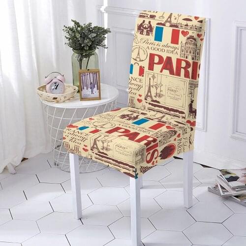 Chair Cover Spandex Removable Seat Cover for Office Dining Room Weddings Party Banquet Universal Size 1/2/4/6PC housse de chaise