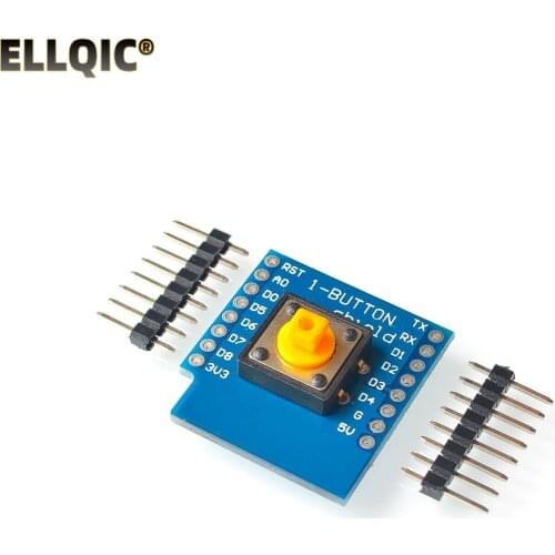 One Button Shield For WeMos D1 Mini Button For Wemos Diy Electronic PCB Board D1 Mini Button Module With Pin