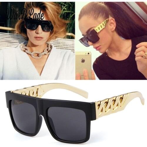 Men Classic Brand Square sunglasses Women Vintage Oversized Sun Glasses Retro Big Frame Kurt Glasses Lunettes De Soleil Gafas