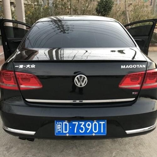 For Volkswagen VW Passat B7 Spoiler 2012 2013 2014 2015 2016 High Quality ABS Material Car Rear Trunk Wing Accessories Body Kit