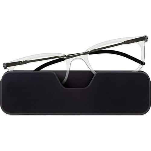 Ultra Thin Portable Unbreakable Reading Glasses Men Resin Glasses Folding Presbyopia Glasses can be Attach to Phone Case 1.5