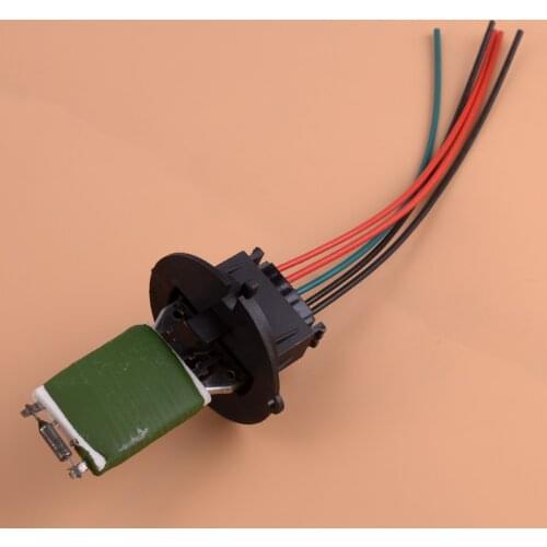 Beler Heater Blower Motor Fan Resistor & Wiring Loom Connector Replace Fit For Citroen C3 Xsara Peugeot 206 307 9636618080