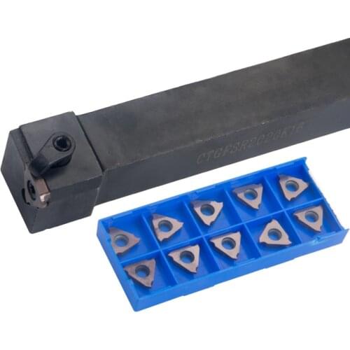 1pcs CTGFSR1616H16 CGBSR1616H32 CGBSL2020K43 CNC tool turning TGF32R/L insert external groove cutting boring bar tool holder