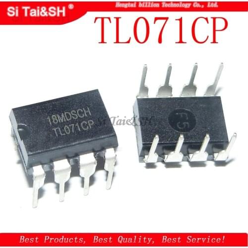 10PCS TL071CP TL071 DIP-8 Operational Amplifier New Original