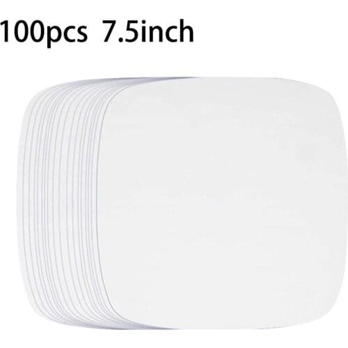 100Pcs Air Fryer Liner Baking Paper Oven Steamer Non-Stick Square Paper High Temperature Resistant Oil Paper Oven Baking Mat