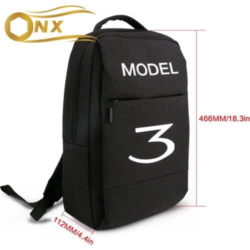 For Tesla model 3 Car backpack notebook backpack business backpack gift meeting