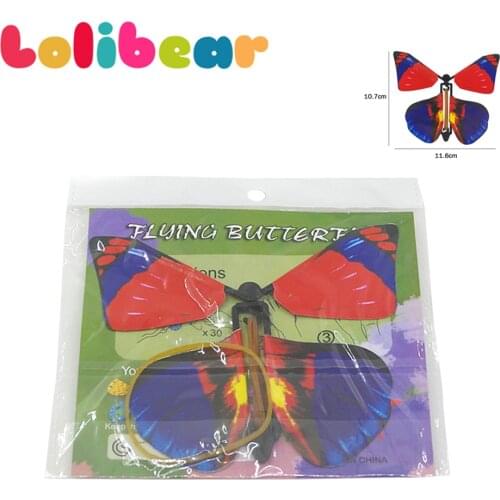 Butterfly Flying From Empty Hand Magic Tricks Stage Close Up Magia Wedding Props Appearing Butterfly Magie Toys for Children