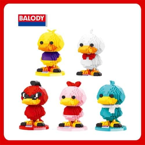 Balody 18094-18098 Small Particle Building Blocks Duck Boy Puzzle Building Bricks Micro Mini 3D Assembling Toys