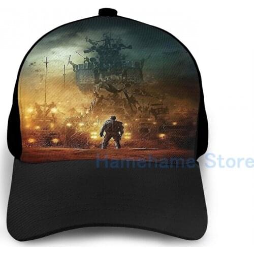 Fashion Mad Max (3) Basketball Cap men women Graphic print black Unisex adult hat