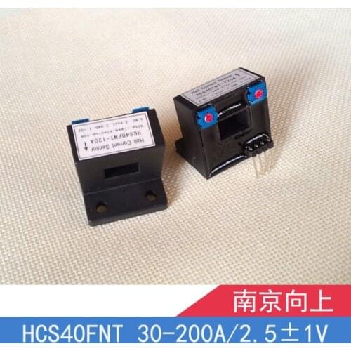 Holzer current sensor single supply +5V+12V15V power supply AC and DC 30A-200A output 2.5 + 1V