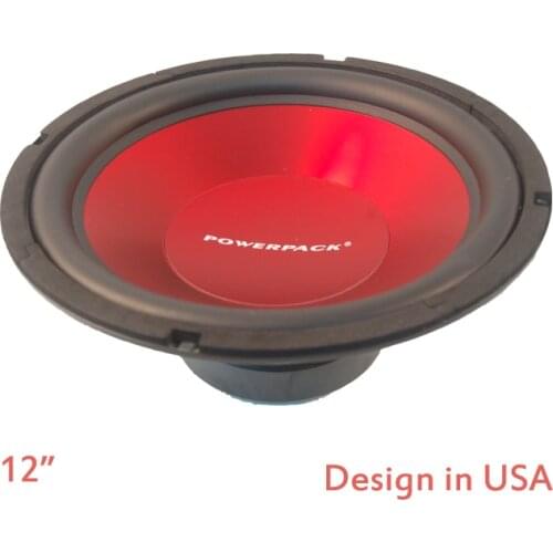 12Inch Car Speaker Bass Subwoofer 2500W Red Coating Injection Cone Rubber Edge Audio Full-Range KSV Loudspeakers