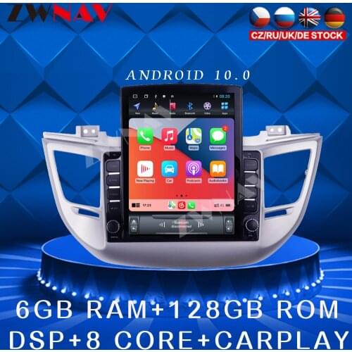 For Hyundai Tucson 2014-2018 Android 10 Tesla style Car DVD Player GPS navigation Car Auto Radio Stereo Multimedia Player