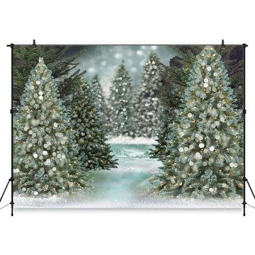Baby Newborn Photography Backdrop Christmas Tree Photographic Studio Photo Background Winter Backdrops