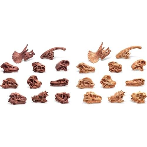 J60B Dinosaur Toy Plastic Figure Surprise Gifts For Children Home Decoration Finger Dinosaur Model Scientific Party Prop