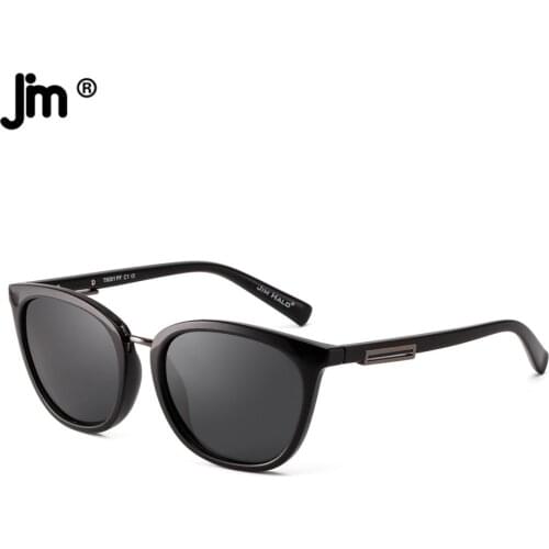 JM Round Polarized Sunglasses for Women Men T9001