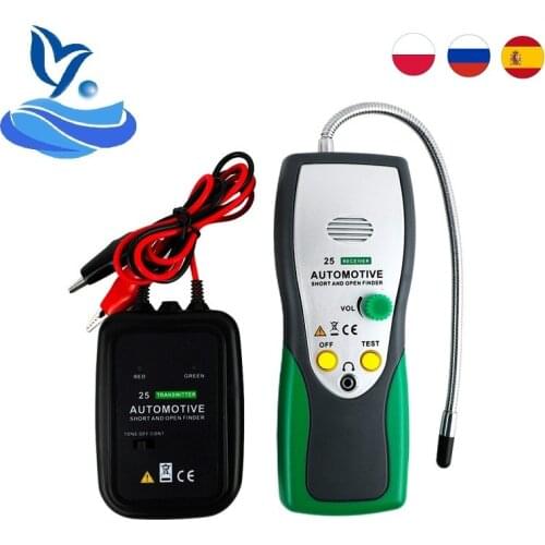 DUOYI DY25 Cable Tracker Automotive Short Open Circuit Finder Tester Car Repair Tool Tracer Diag 2 Wire Cables Type PK EM415pro