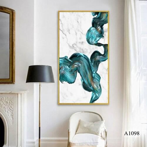 Modern Oil Painting HD Print on Canvas Home Decor Abstract Wall Art Picture for Living room Paintings Unframed 60x120cm