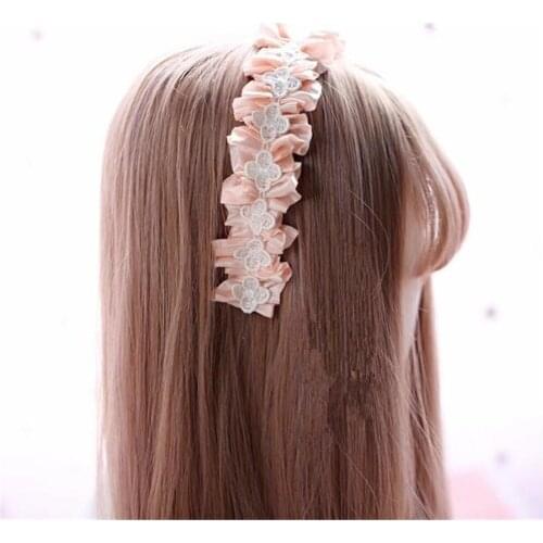 Cute lace butterfly Lolita KC Hairband Sweet Women Girl Headband Cosplay hair clasp Headwear B940