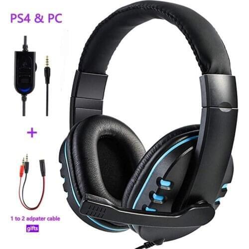 New Head-mounted gaming headset PS4-488 PS4 gaming headset is suitable for computers, laptops, PS4 Play Station 4, tablets