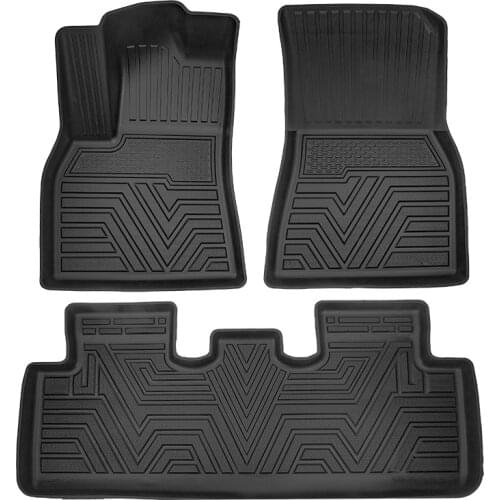 Fully Surrounded Special Foot Pad For 2021 Tesla Model Y Waterproof Non-Slip trunk Floor Mat TPE Modified Accessories