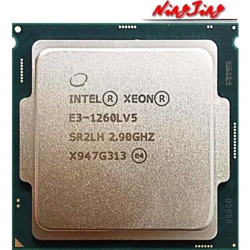Intel Xeon E3-1260Lv5 E3 1260Lv5 E3 1260L v5 2.9 GHz Quad-Core Eight-Thread 45W CPU Processor LGA 1151