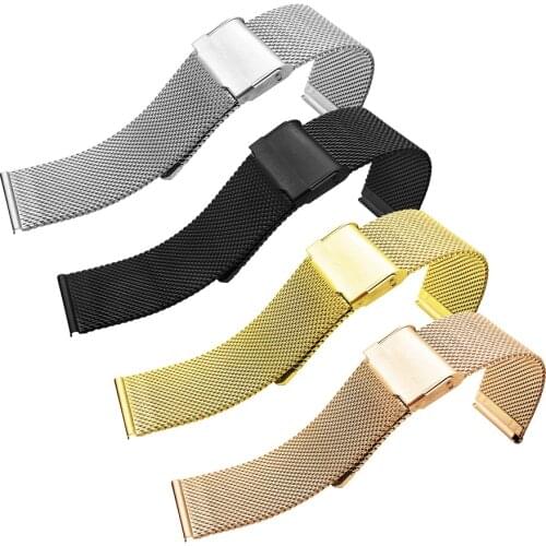 For Huawei GT/GT2 Watch Band 46mm/42mm Milanese Stainless Steel B5 B3 Band Bracelet Universal 16/18/20/22 mm Replacement Stra