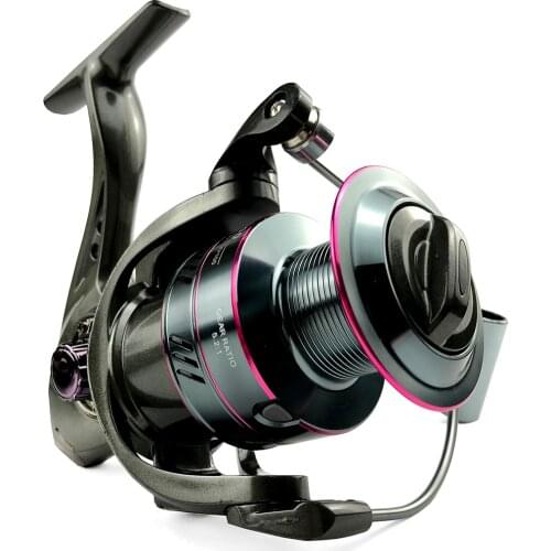 Fishing Reel Metal Spool 12+1BB Spinning Fishing Reel Left/Right Hand Fishing Reel Wheels
