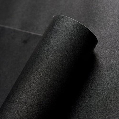 SUNICE Black Static Matte Window Film House Office Decor Sticker privacy without glue UV Prevention 92cmX500cm