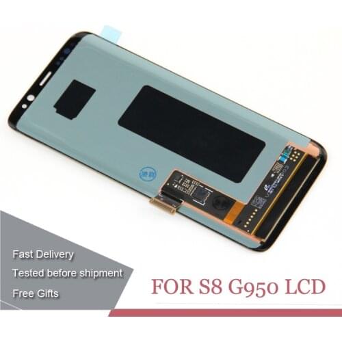 Super AMOLED For Samsung Galaxy S8 G950F G950A G950FD lcd display with touch screen Digitizer