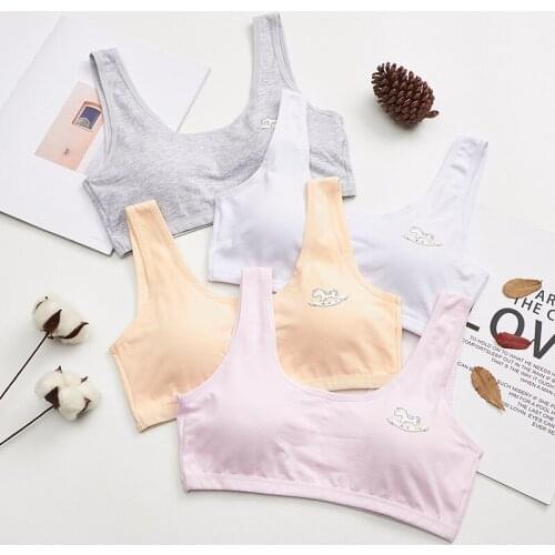 10-18Year Girls Training Bra Horse Printed Bra Fashion Comfortable Teenage Underwear Cartoon underwear