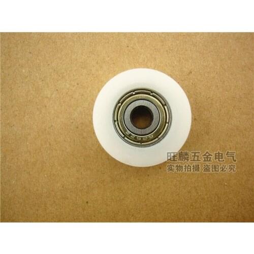 High quality polyformaldehyde POM coated ball bearings 625zz embedded bearing +U groove Total Diamater: 5*24*7mm