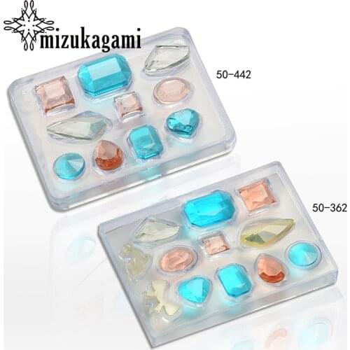 1PCS PUV Resin Jewelry Liquid Silicone Mold Geometric Beads Resin Charms Mold For DIY Necklace Pendant Charms Making Jewelry