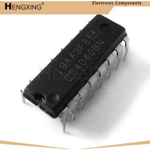 10piece CD4060BE CD4060 4060 Ripple Carry Binary Counter IC DIP-16 pin Low Power In Stock