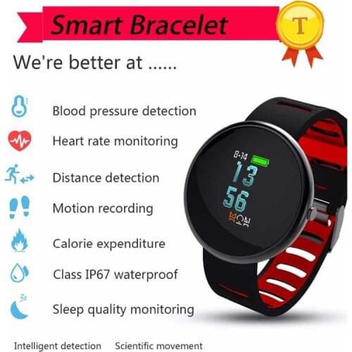 2018 Color Touch Screen Smart Band ip67 Waterproof Blood Pressure Heart Rate Monitor Sport Bracelet woman gift smartband for s6