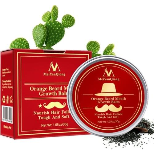30G Orange Beard Mouth Growth Balm beard oil mens grooming kit beard care soft beard