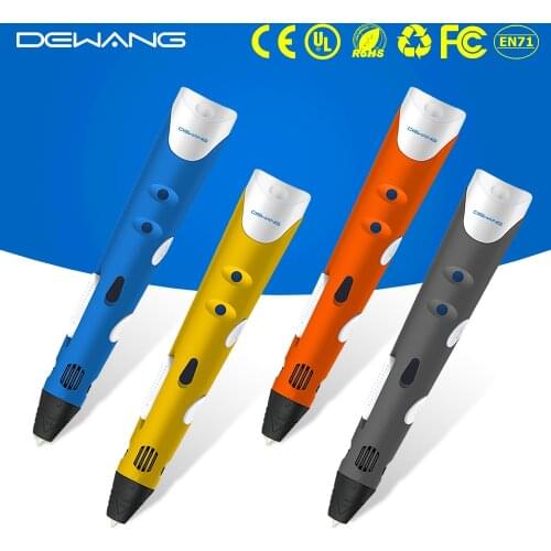 DEWANG Creative 3D Pen 1.75mm ABS/PLA DIY Kid Toy With 300M Filament 3D Printing Drawing Pen