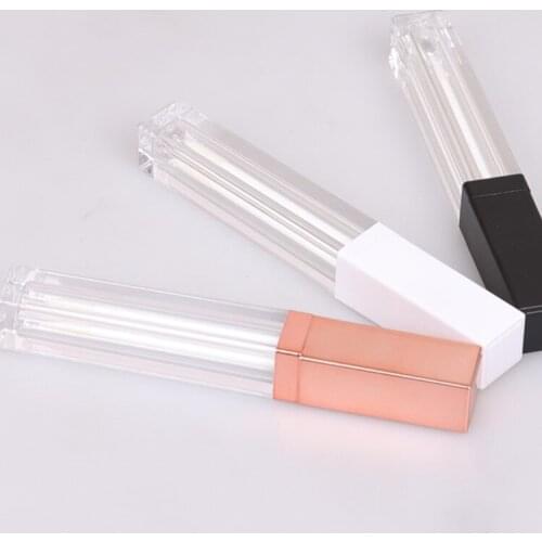 5ml Rose Gold Lip Gloss Tubes DIY Empty Cosmetic Container Refillable Bottles Liquid Lipstick Storage Bottle