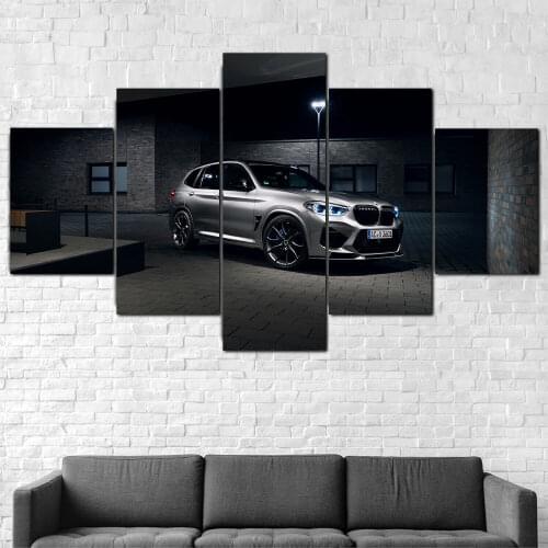 No Framed Canvas 5Pcs Schnitzer X3 M 2020 Car Wall Posters Picture Paintings Home Decor Accessories Living Room Decoration