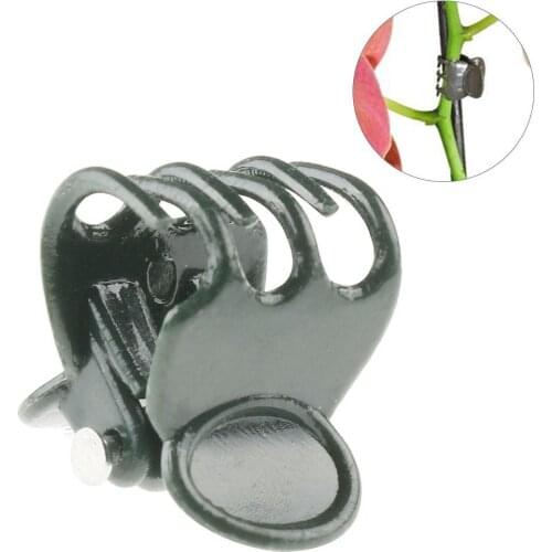 50Pcs Plastic Plant Support Clips Orchid Flower Stem waterproof Vine Clamp Grafting Tool Garden Supplies