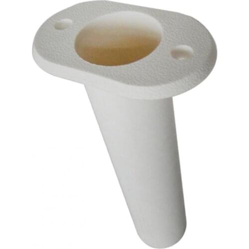 8' Plastic Fishing Rod Holder Flush Mount Boat Yacht Pole Stand 90 Degree