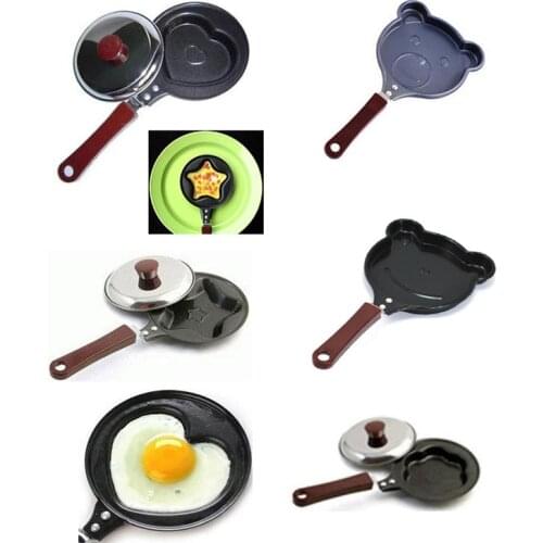 Breakfast omelette cartoon omelette frying pan mini pancake pan heart shape cooking pan egg pan