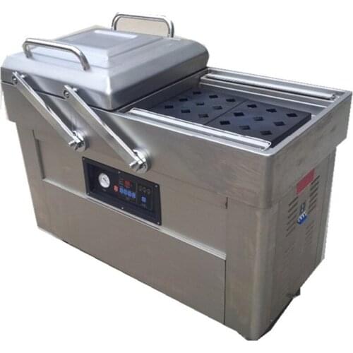 Groove version double chamber vacuum packaging machine