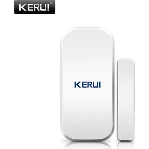 KERUI 433MHz Door Window Alarm Sensor Wireless Magnetic Switch Contact Detector Signaling for Intruder Security Alarm System