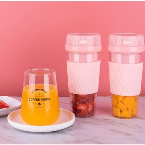 Mini Portable Juicer Orange USB Electric Rechargeable Fruit Squeezers Mixer Blend Personal manual Fruit Squeezer Juicer Cup