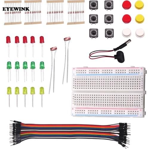 Starter Kit UNO R3 Mini Breadboard LED Jumper Wire Button for arduino Diy Kit
