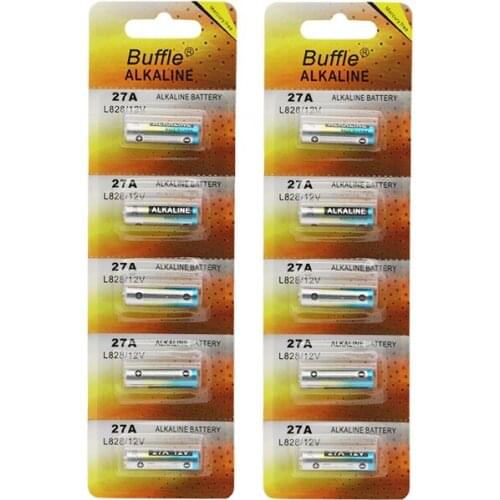 10pcs/2pack New 27A Batteries A27 27AE 27MN 12V Alarm-Remote Primary Dry Alkaline Battery Cells Car Remote Watch Toys